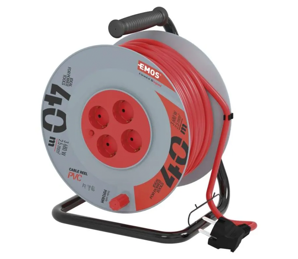 Удлинитель на катушке 40m 1-16A EMOS P09240M