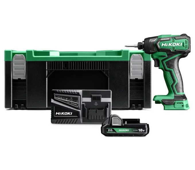 Винтовёрт аккумуляторный ударный HIKOKI WH18DDWRZ 18В 2Ач-1