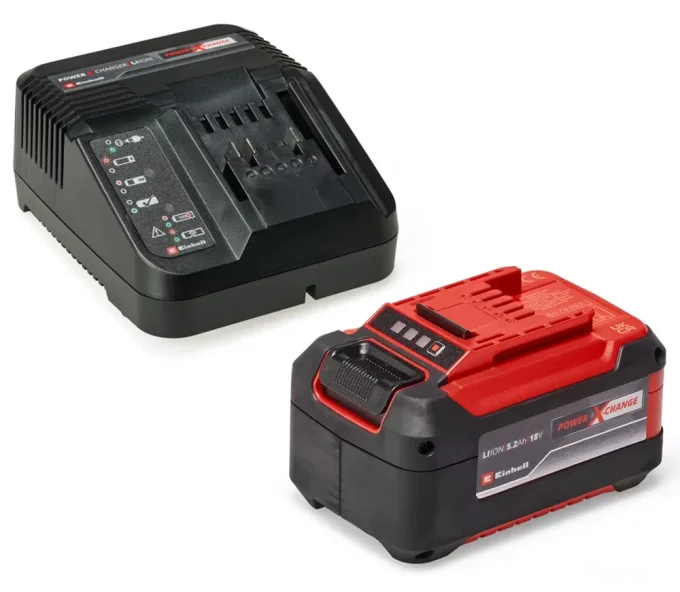 &Icirc;ncărcător cu 1 acumulator EINHELL 5.2 Ah PXC Starter-Kit 70w 18V 3A-1