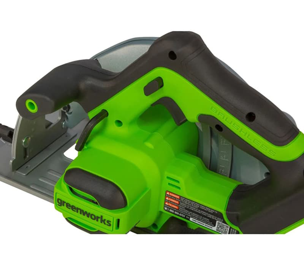 Fierăstrău circular cu acumulator (fără bat) Greenworks GD24CS 185mm 24V photo 2