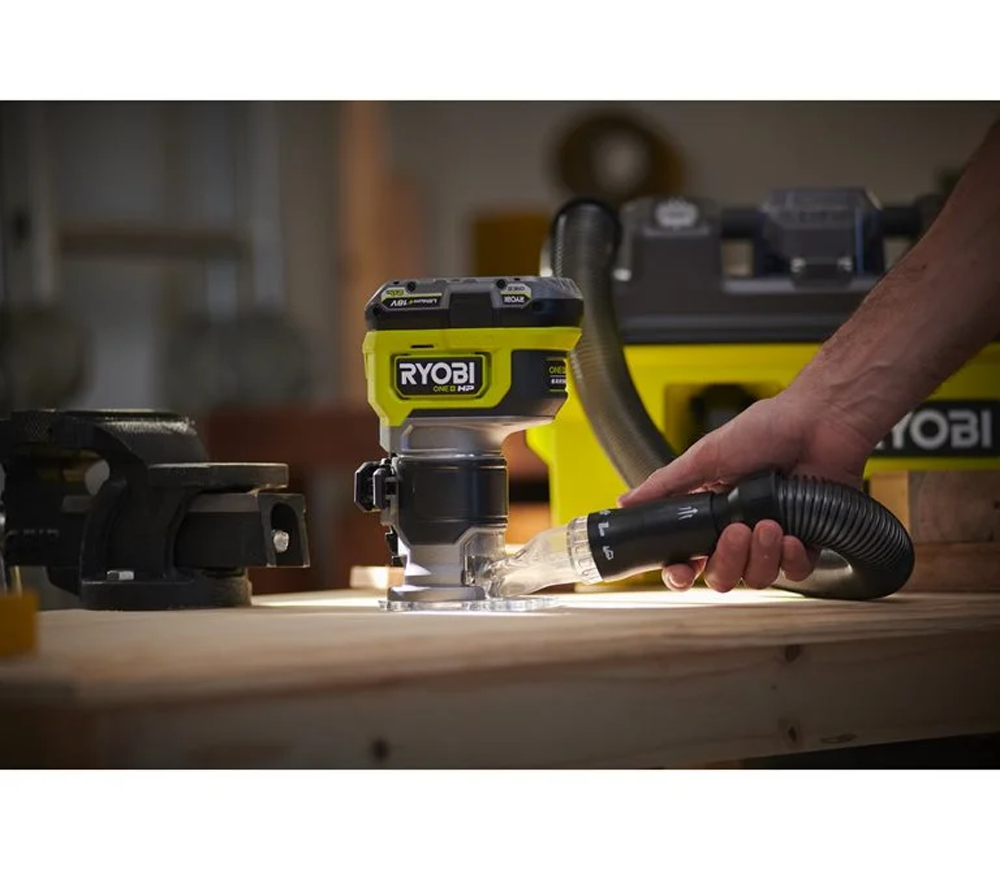 Mașină de frezat cu acumulator (fara bat) RYOBI  RTR18C-0 18V-4