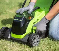 Газонокосилка аккумуляторная Greenworks GD24LM33K4 330мм 24В 4Ач-6
