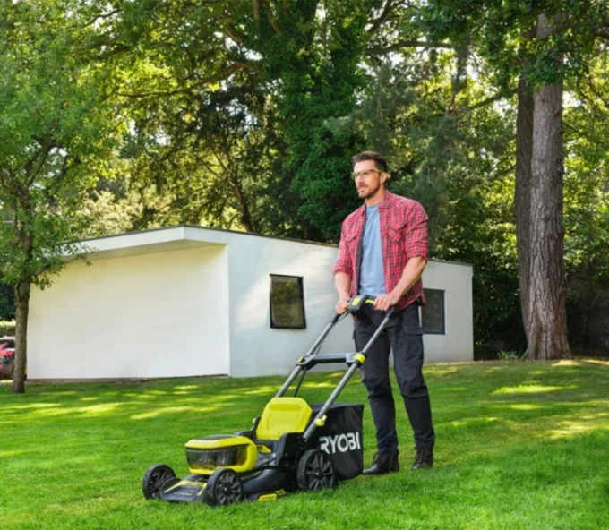 Газонокосилка аккумуляторная RYOBI RY18LMX46A-250 460мм 18В 5Ач-4