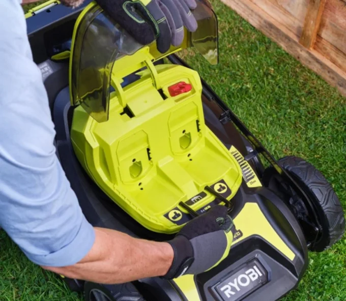 Газонокосилка аккумуляторная RYOBI RY18LMX46A-250 460мм 18В 5Ач-6
