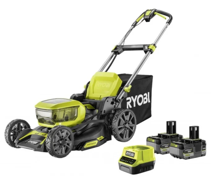Газонокосилка аккумуляторная RYOBI RY18LMX46A-250 460мм 18В 5Ач-1