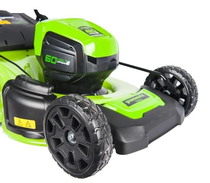 Mașină de tuns gazonul cu acumulator Greenworks GD60LM46HP 460mm 60V 4Ah-5