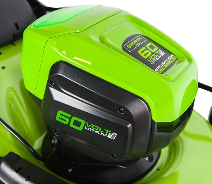 Mașină de tuns gazonul cu acumulator Greenworks GD60LM46HP 460mm 60V 4Ah-7