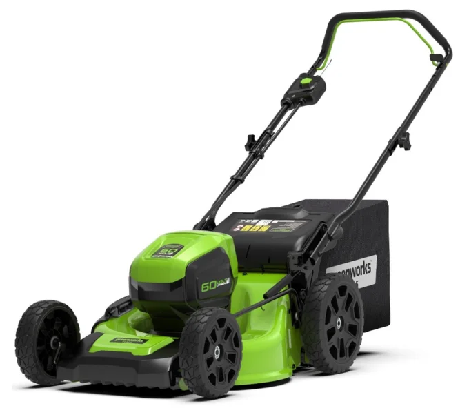 Mașină de tuns gazonul cu acumulator Greenworks GD60LM46HP 460mm 60V 4Ah-1