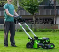 Mașină de tuns gazonul cu acumulator (fără bat) Greenworks GD60LM46SP 460mm 60V-5