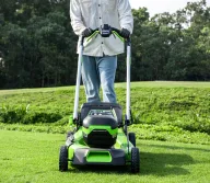Mașină de tuns gazonul cu acumulator (fără bat) Greenworks GD60LM46SP 460mm 60V-6