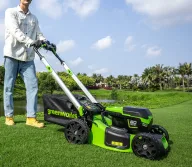Mașină de tuns gazonul cu acumulator (fără bat) Greenworks GD60LM46SP 460mm 60V-7