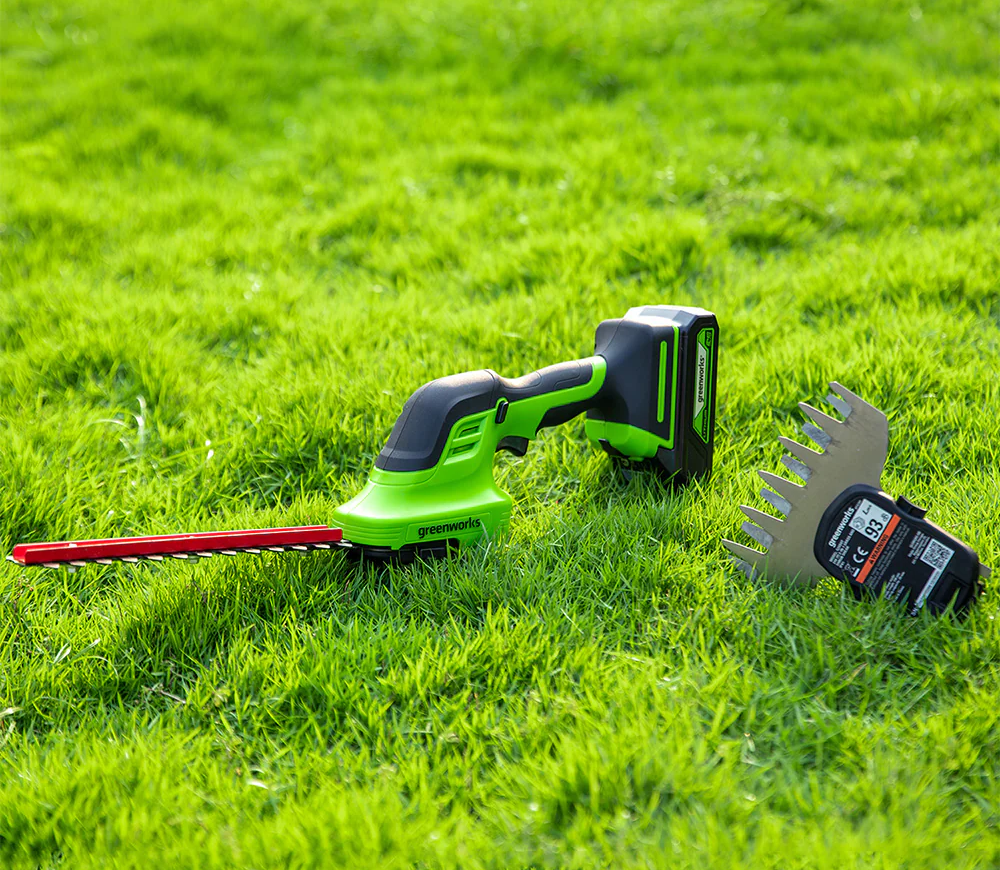 Trimmer gard viu cu acumulator (fără bat) Greenworks G24SHT 200mm 24V photo 4