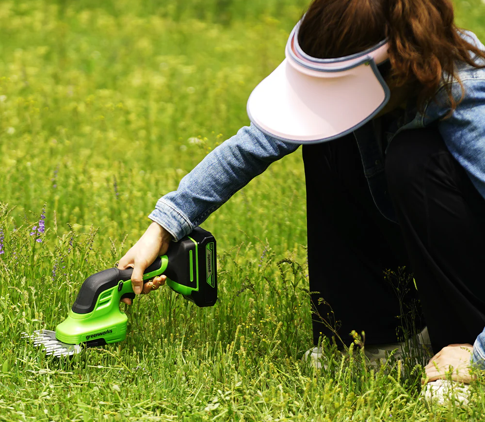 Trimmer gard viu cu acumulator (fără bat) Greenworks G24SHT 200mm 24V photo 5