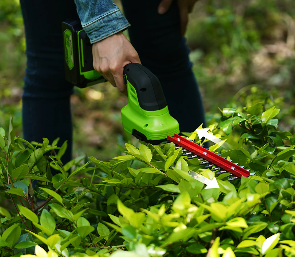 Trimmer gard viu cu acumulator (fără bat) Greenworks G24SHT 200mm 24V photo 6