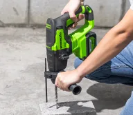 Перфоратор аккумуляторный (без АКБ) Greenworks GD24SDS2 2Дж 24В-2
