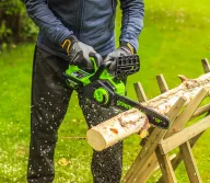 Цепная пила аккумуляторная Greenworks GD24CS30K2 300мм 24В 2Ач-4