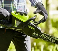 Цепная пила аккумуляторная Greenworks GD60CS40K2 400мм 60В 2Ач-3