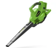 Suflantă cu acumulator Greenworks GD24X2BVK4X 9000l/min 2x24V 4Ah-1