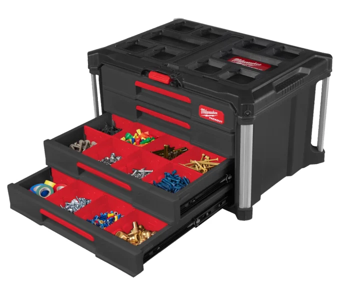 Ящик для инструментов MILWAUKEE PACKOUT DRAWER BOX Пластик-4