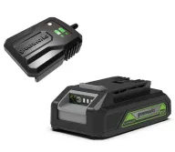 Зарядное устройство + аккумулятор Greenworks GSK24B2 75вт 24В 2A-1