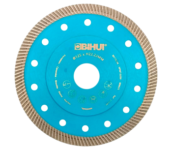 product Алмазный отрезной диск SUPER THIN BIHUI DCBN5 125мм турбо