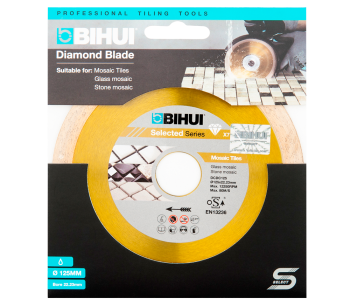 product Disc de tăiat cu diamant B-MOSAIC BIHUI DCDC125 125mm сплошной