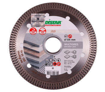 product Алмазный отрезной диск DISTAR 11115494010 125мм турбо керамика/керамогранит/мрамор