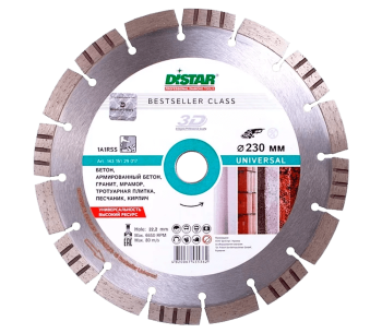 product Алмазный отрезной диск DISTAR 14315129017 232мм сегментный камень/кирпич/бетон