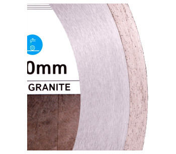 Алмазный отрезной диск DISTAR 11320138019 250мм Сплошной керамика/керамогранит/мрамор photo 3