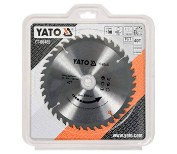 Disc pentru fierastrau electric YATO YT60489 190mm 40T photo 0