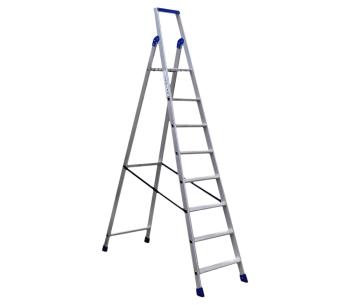 Профессиональная лестница с лотком Cagsan ALB7 3.96m 150kg photo