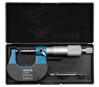 Micrometru YATO YT72300 0-25mm oțel photo 0
