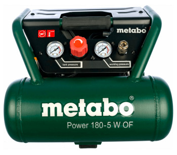 Compresor fără ulei METABO POWER 180-5 W OF 160l/min 5L photo 0