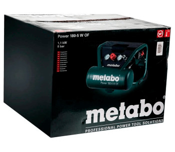Compresor fără ulei METABO POWER 180-5 W OF 160l/min 5L photo 3