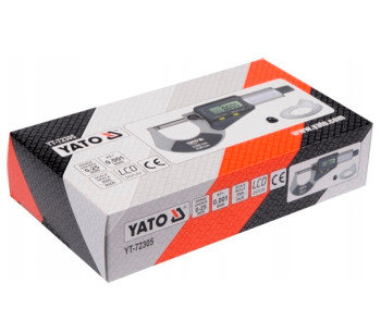 Микрометр электронный YATO YT72305 0-25мм Метал/Пластик photo 3