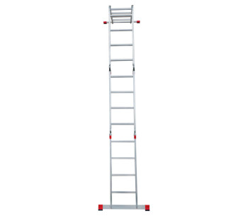 Профессиональная алюминиевая лестница-трансформер NOVAYA VYSOTA 3320404 4.51m 150kg photo 11