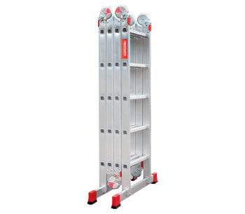Профессиональная алюминиевая лестница-трансформер NOVAYA VYSOTA 3320405 5.54m 150kg photo 1