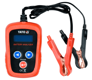 Тестер для аккумулятора автомобиля YATO YT83113 12В 200/1200A photo