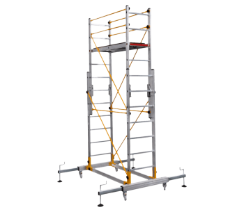 Turn mobil pentru lucrări de construcţie şi montaj CAGSAN S004 3.90m aluminiu photo