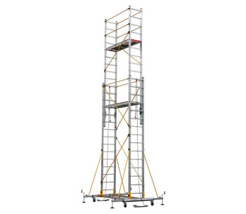 Turn mobil pentru lucrări de construcţie şi montaj CAGSAN S008 8.15m aluminiu photo 0