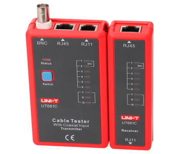 Tester cablu de retea Uni-T 515611 9V photo 0