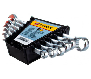 Set 6 chei combinate TOPEX 35D755 8x17mm photo 0