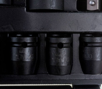Набор 9 ударных головок DEWALT DT7507 10-27мм photo 2