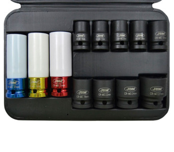 Set 12 duze tubulare de impact JBM 52343 10-27mm photo 2