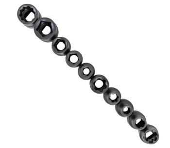 Набор 10 ударных глубоких головок Toyota S JBM-53669 1/2" photo 0