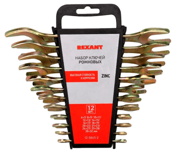 Set 12 de chei fixe bilaterale REXANT 12-5845-2 6x32mm photo