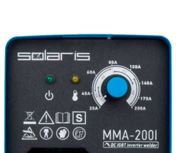 Сварочный аппарат Solaris MMA-200I 200A photo 3