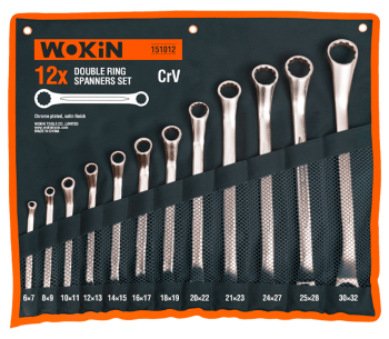 product Set 12 chei inelare bilaterale WOKIN 151012 6-32mm