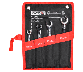 Set 4 chei inelare bilaterale YATO YT0143 8x17mm photo