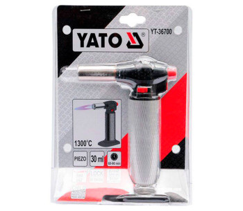 Газовая горелка с пьезоподжигом YATO YT36700 1300°C photo 2
